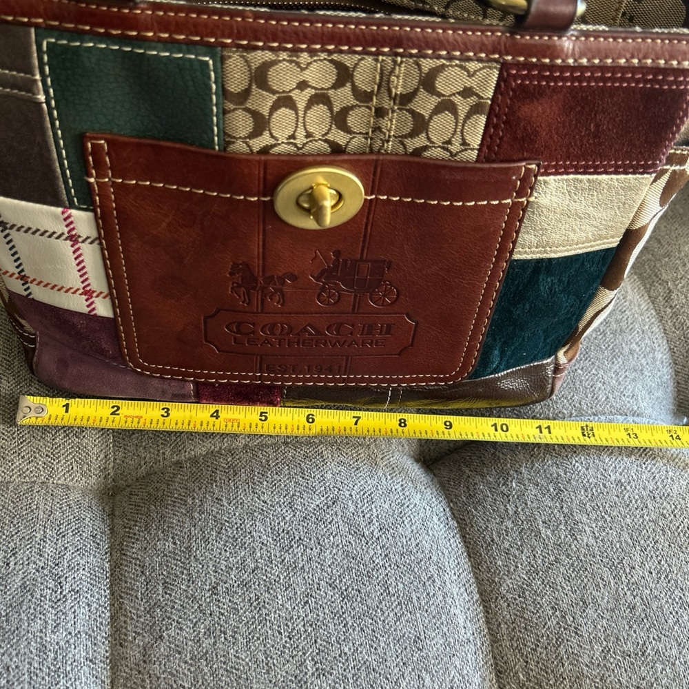Coach Patchwork Leather Tote - Rich Multicolor - image 15